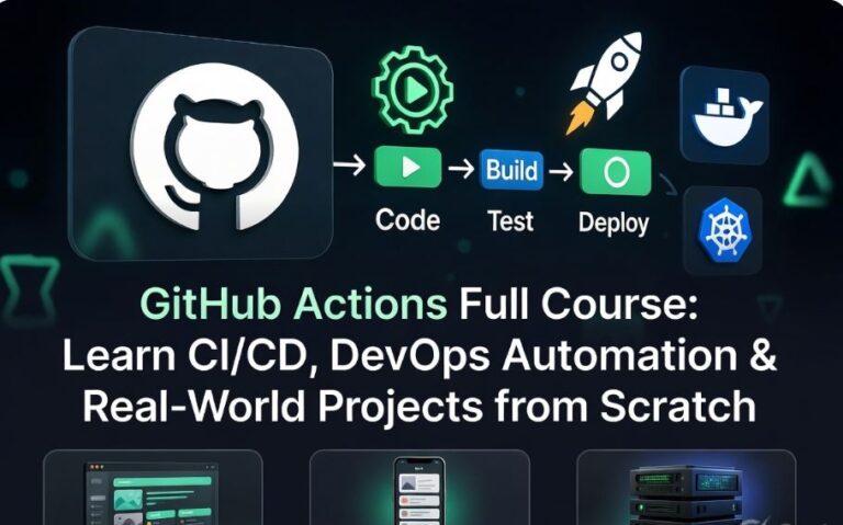 GitHub Actions Full Course: Learn CI/CD, DevOps Automation & Real-World ...